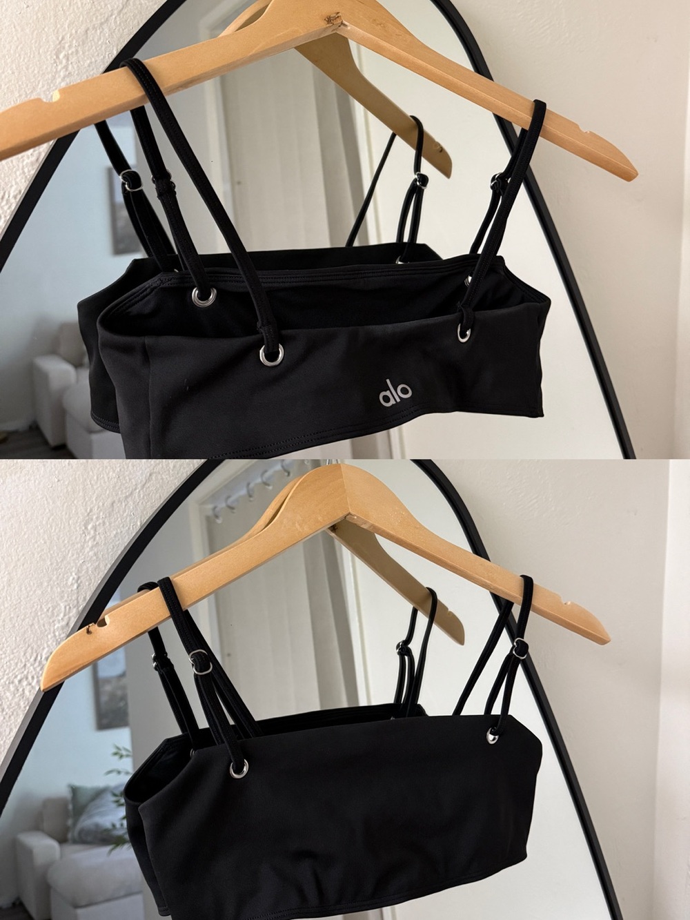 Alo Yoga Black Wild Thing Bra